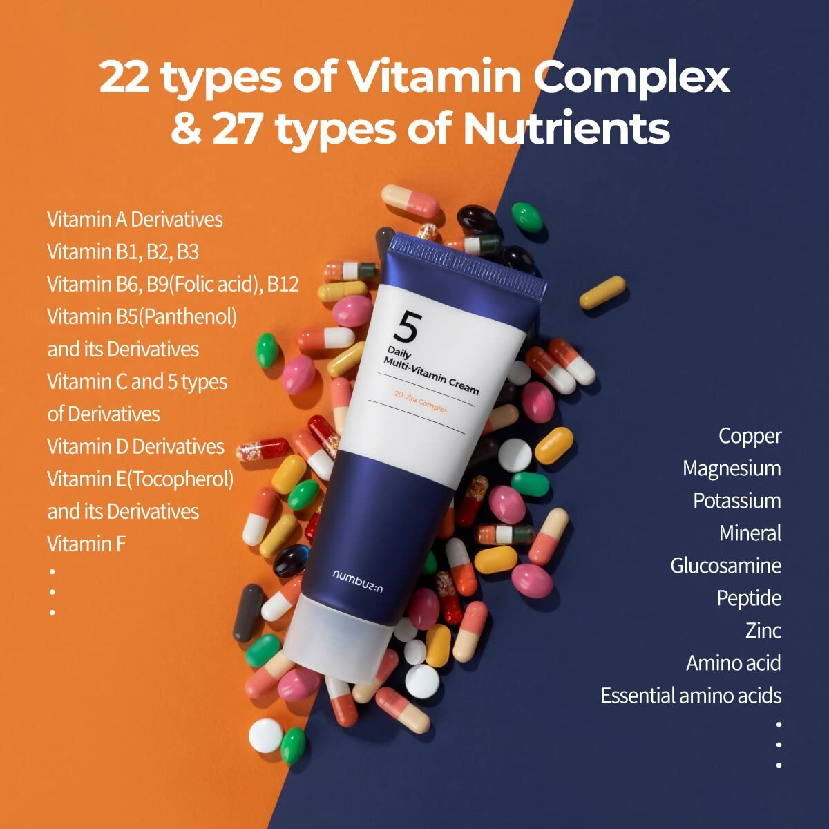 Numbuzin No.5 Daily Multi-Vitamin Cream | Grocsy