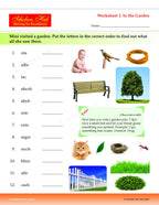 Step By Step Skills Scrambled Words-1(Tearble Colourful Worksheets) | Grocsy