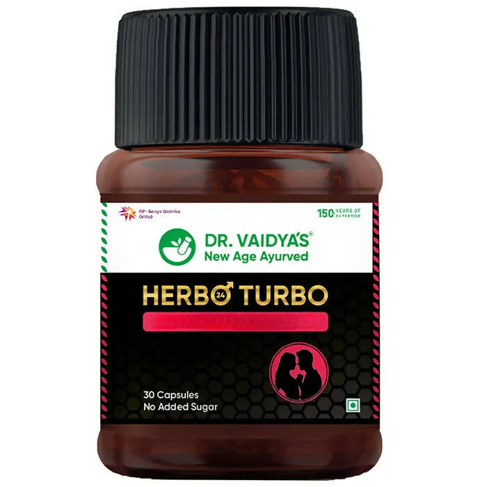 Dr. Vaidya's Herbo 24 Turbo Capsules | Grocsy