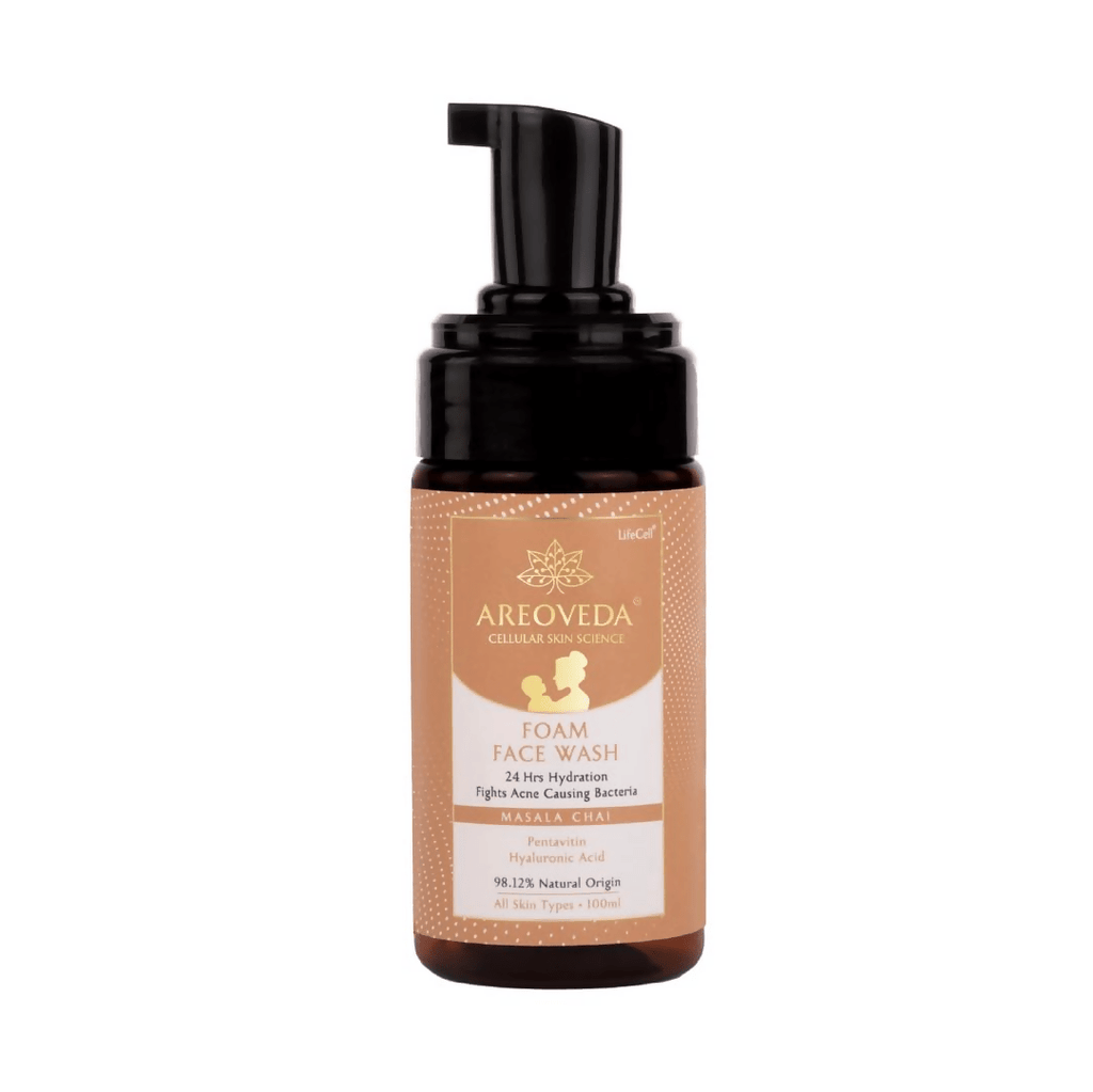 AreoVeda Moisturizing Foam Face Wash | Grocsy