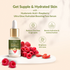 Lotus Botanicals Hyaluronic Acid & Raspberry Ultra Glow & Hydration Boosting Serum | Grocsy
