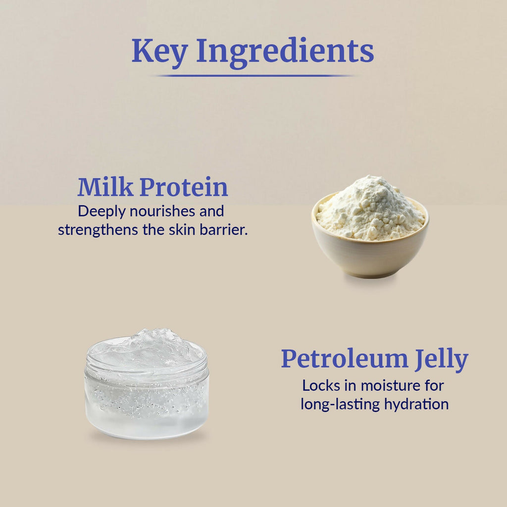 VI-JOHN Naturale Cleansing Milk with petroleum jelly for extra dry skin | Grocsy