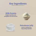 VI-JOHN Naturale Cleansing Milk with petroleum jelly for extra dry skin | Grocsy