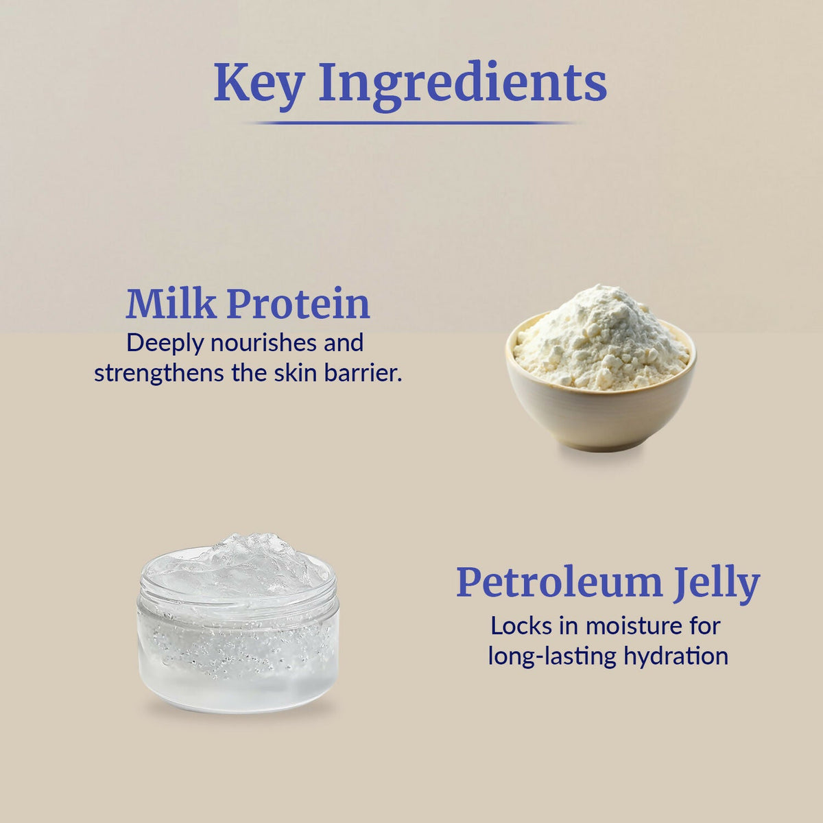 VI-JOHN Naturale Cleansing Milk with petroleum jelly for extra dry skin | Grocsy
