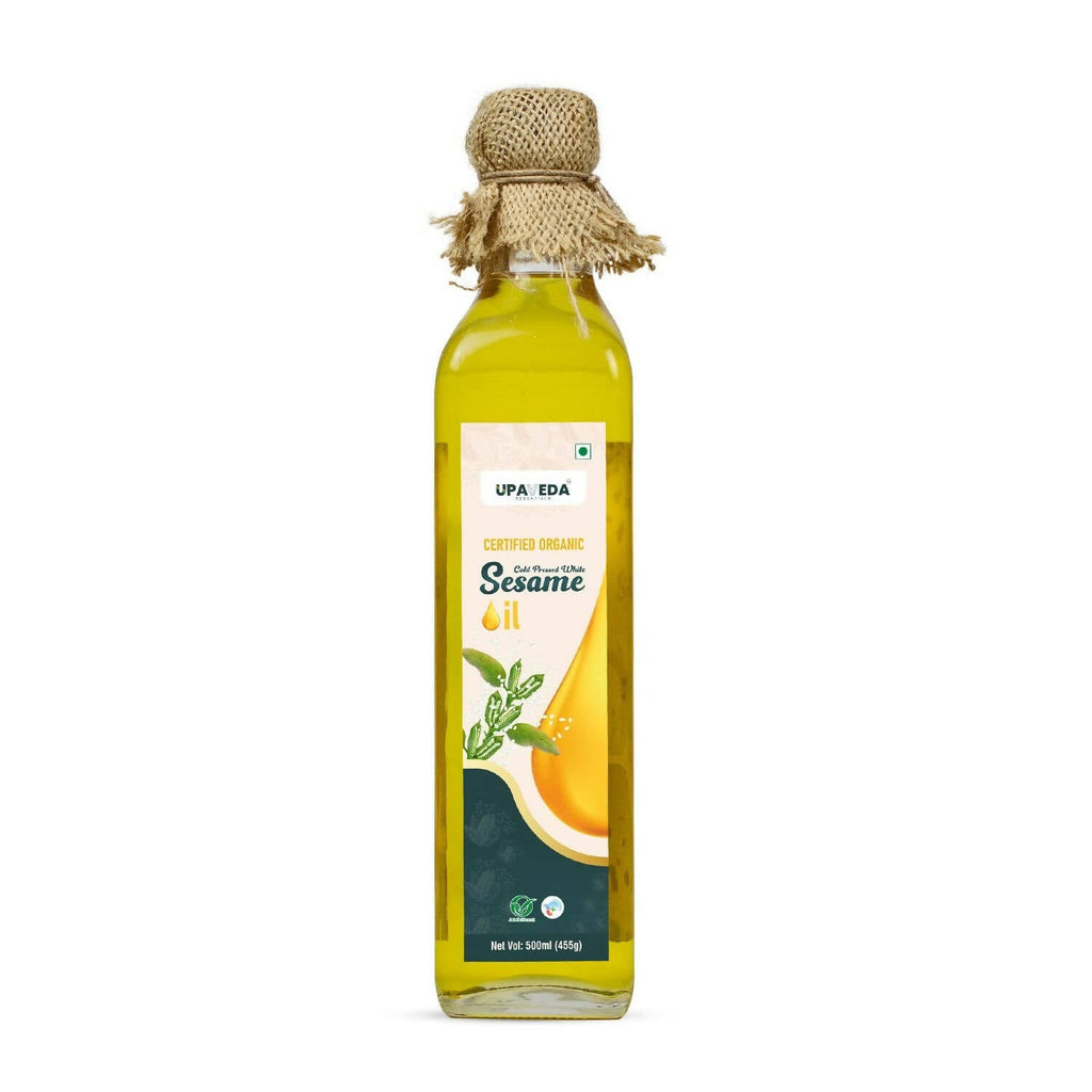 Upaveda Organic White Sesame Oil | Grocsy