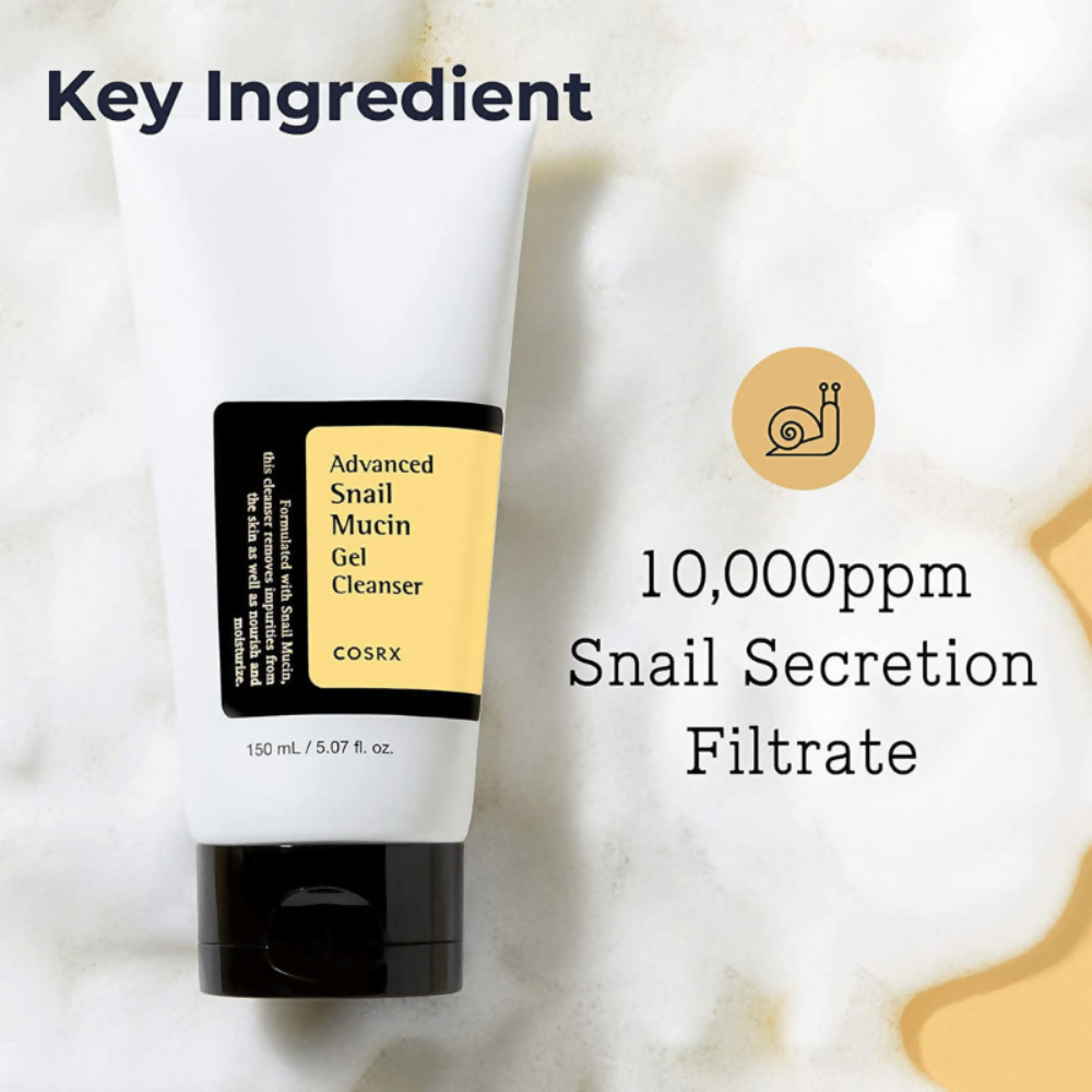 Cosrx Advanced Snail Mucin Gel Cleanser | Grocsy
