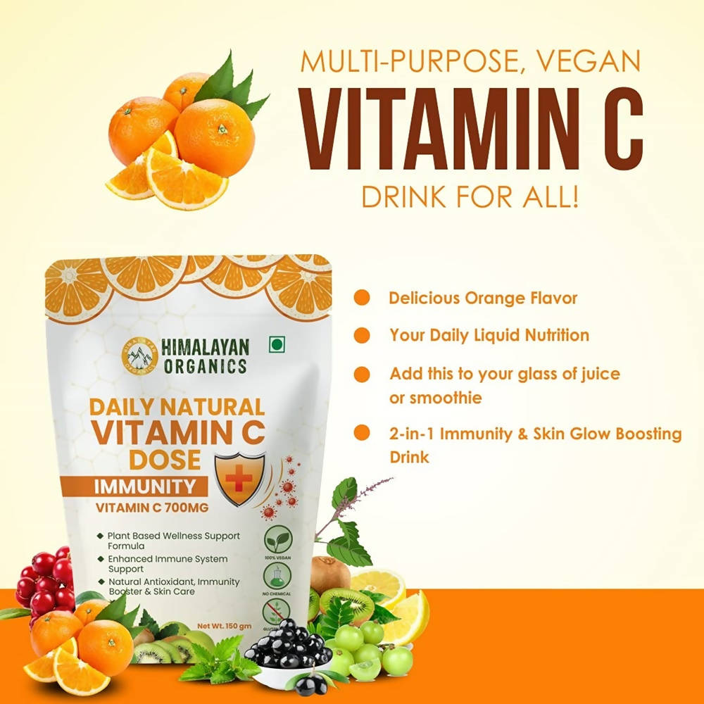 Himalayan Organics Daily Natural Vitamin C Dose Immunity + | Grocsy
