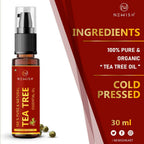 Newish Pure & Natural Tea Tree Essential Oil | Grocsy