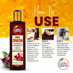 The Indie Earth Red Onion Anti Hair Loss & Hair Growth Combo | Grocsy