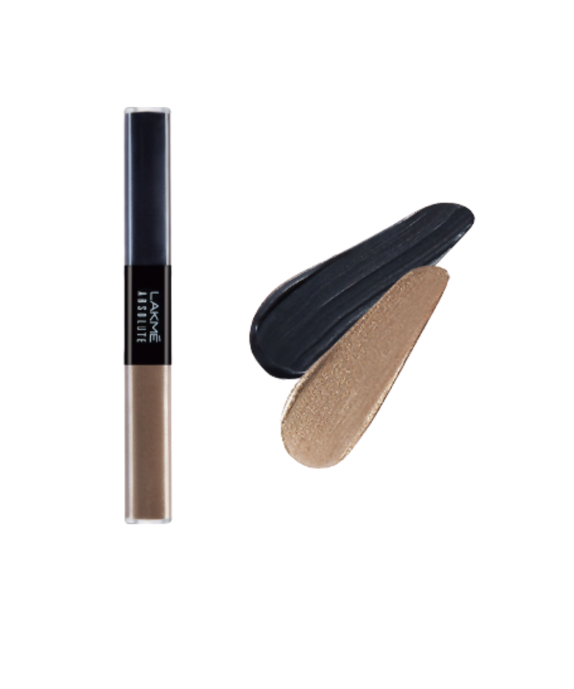 Lakme Absolute Explore Liquid Eye Shadow - Cashmere Love & Diamond Black | Grocsy