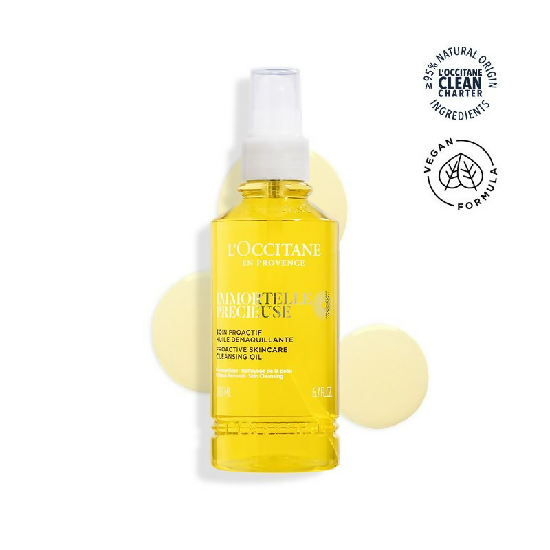 L'Occitane Immortelle Precious Cleansing Oil | Grocsy