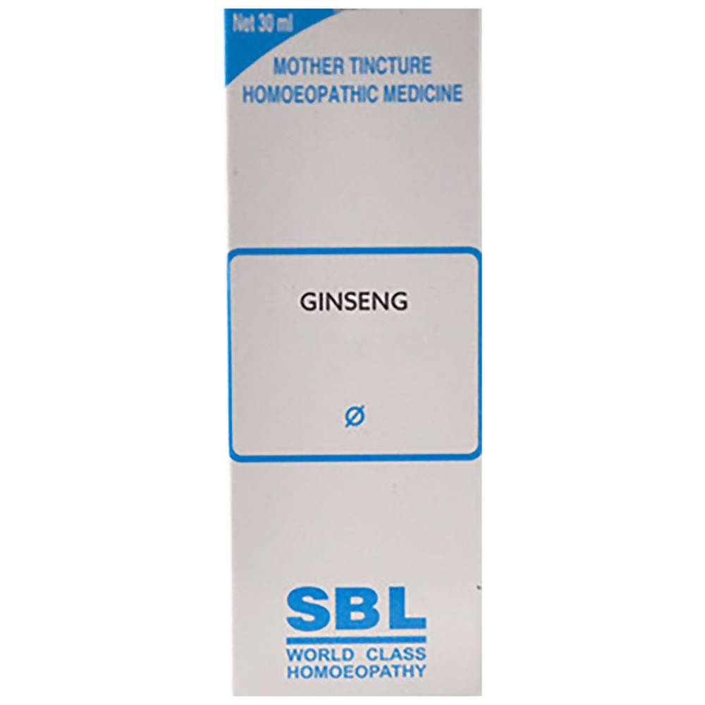 SBL Homeopathy Ginseng Mother Tincture Q | Grocsy