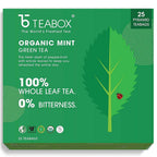 Teabox Organic Mint Green Tea Bags | Grocsy