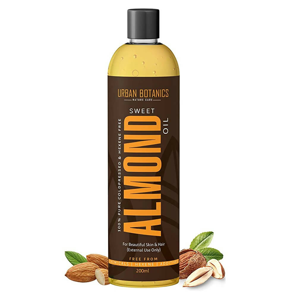 Urban Botanics Pure Cold Pressed Sweet Almond Oil | Grocsy