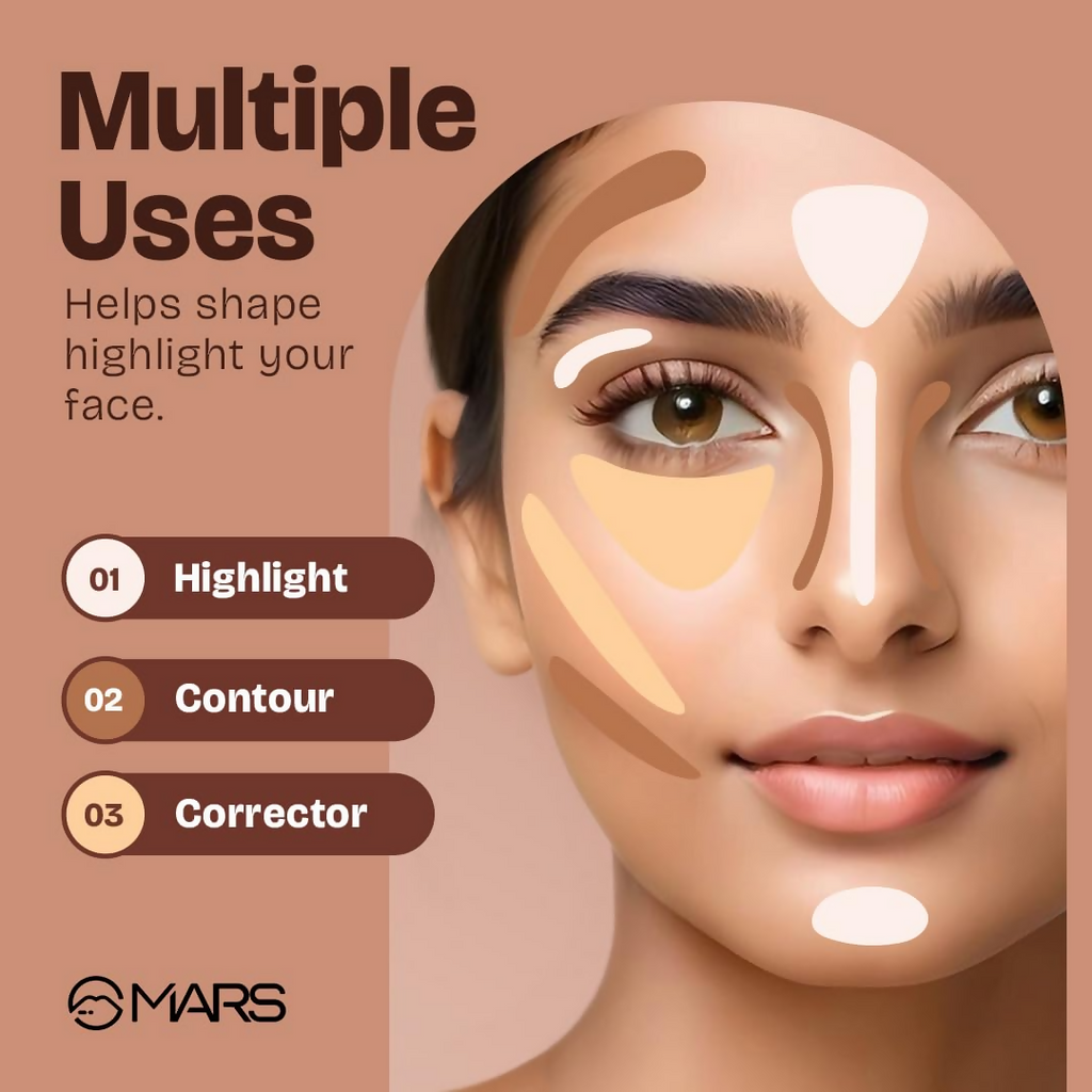 MARS Cosmetics Cancel Concealer - 01 Ivory Veli | Grocsy