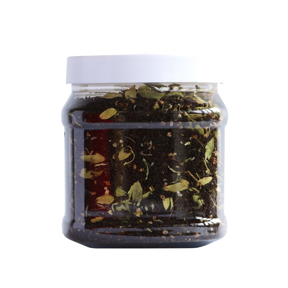 Tassyam Organics Strong Cardamom Tea | Elaichi Chai - Jar | Grocsy