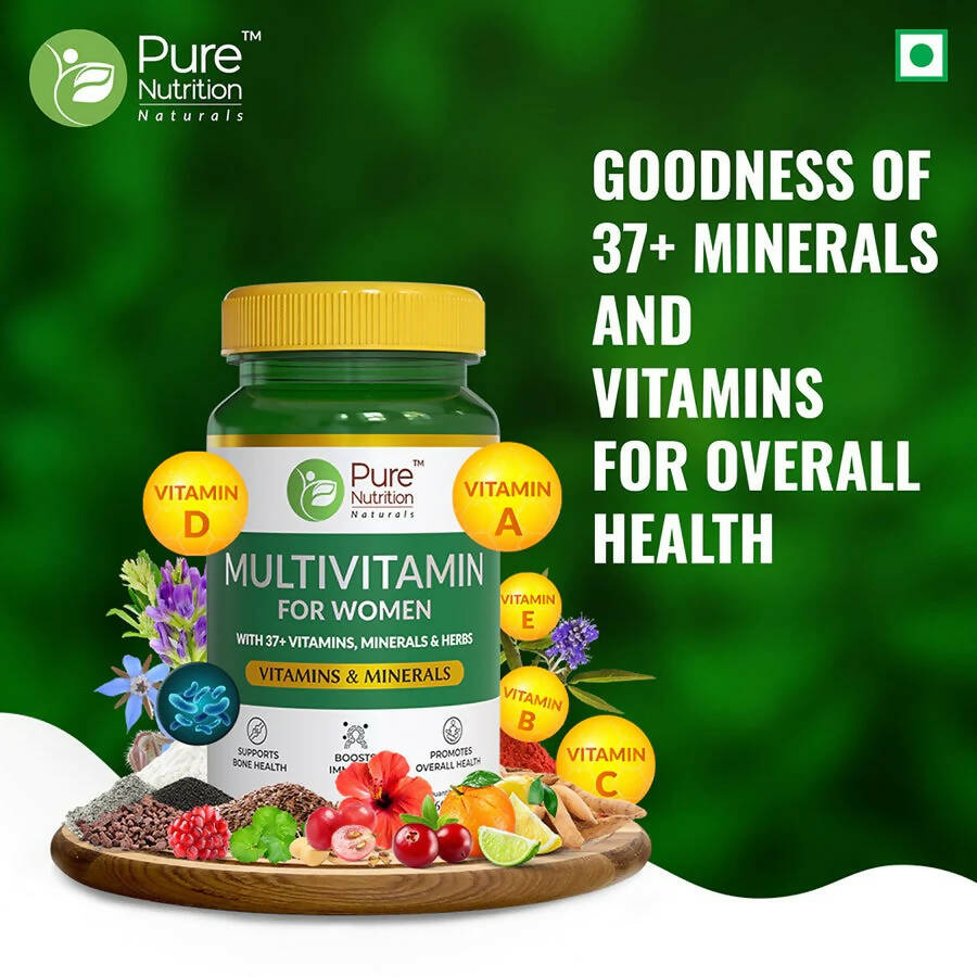 Pure Nutrition Multivitamin For Women Veg Tablets | Grocsy