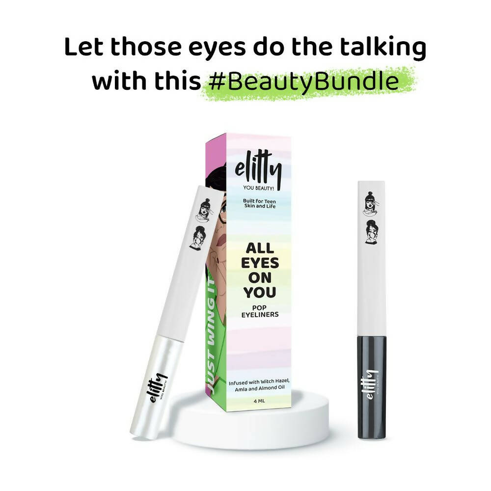 Elitty Eye Gotta Feeling Black & White Pop Color Combo | Grocsy