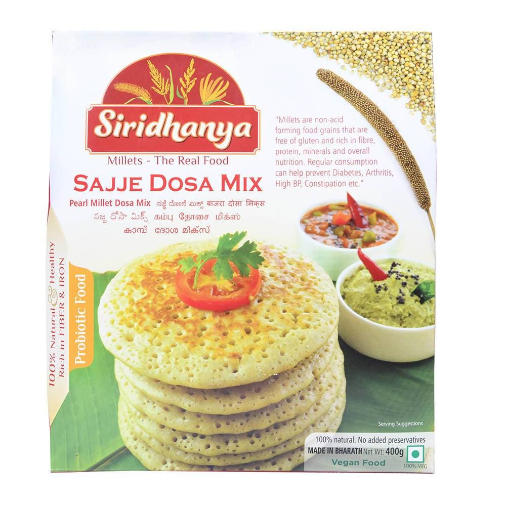 Siridhanya Pearl Millet/Sajje Dosa Mix | Grocsy