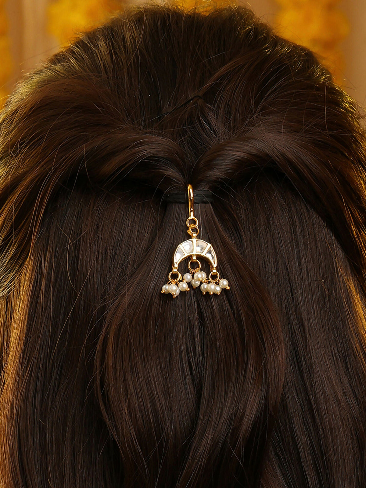 Ruby Raang Dangling Jhumka Hair Pin | Grocsy