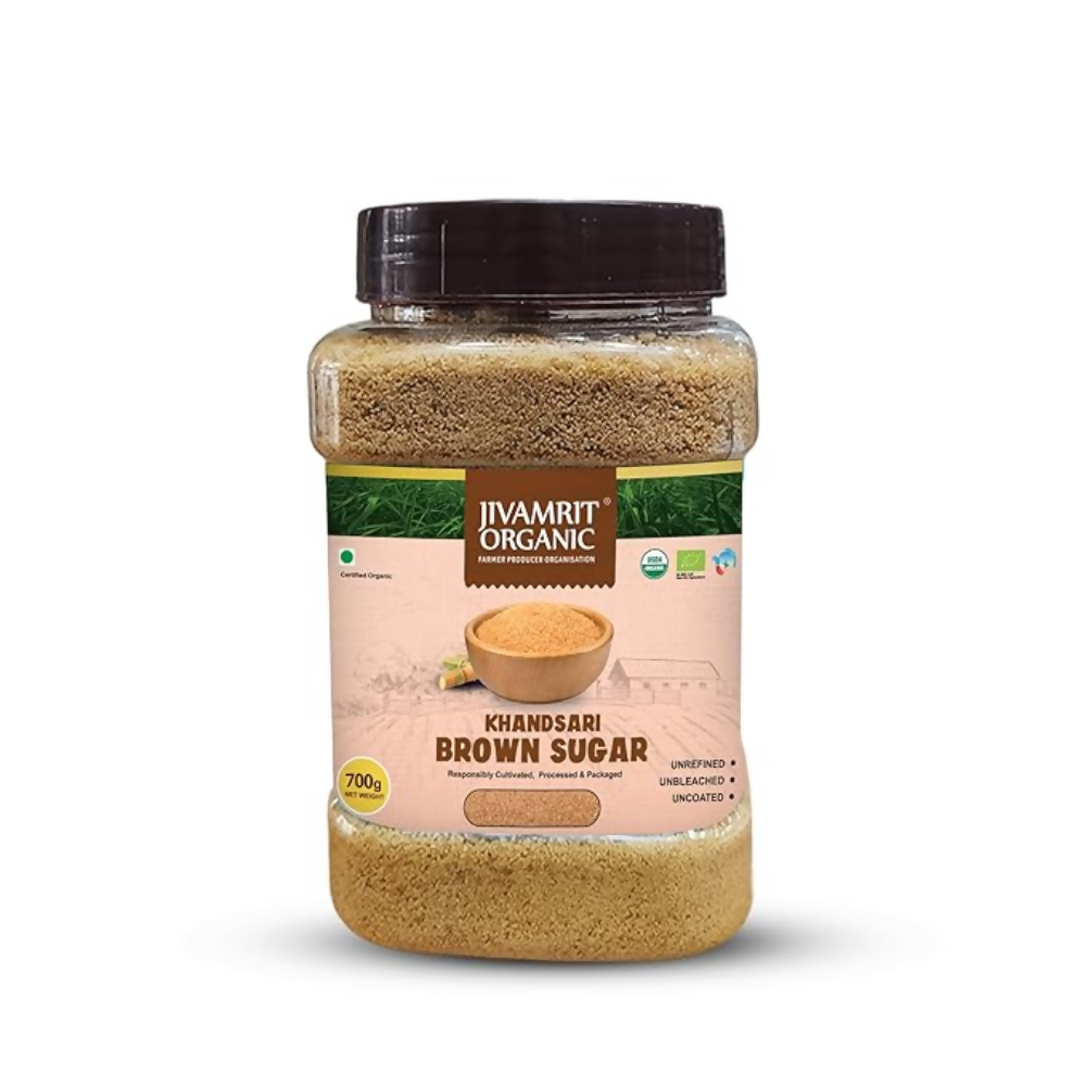 Jivamrit Organic Khandsari Brown Sugar | Grocsy