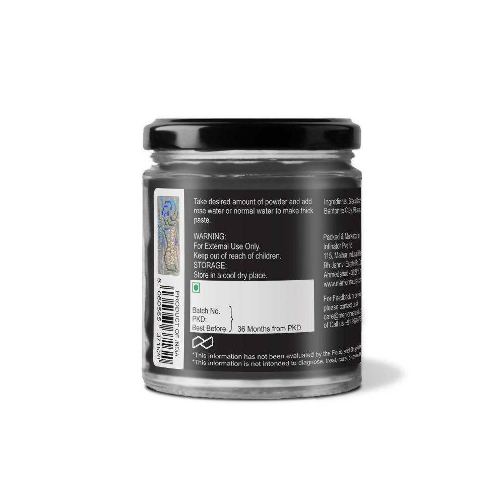 Merlion Naturals Black Desert Face Pack Powder | Grocsy