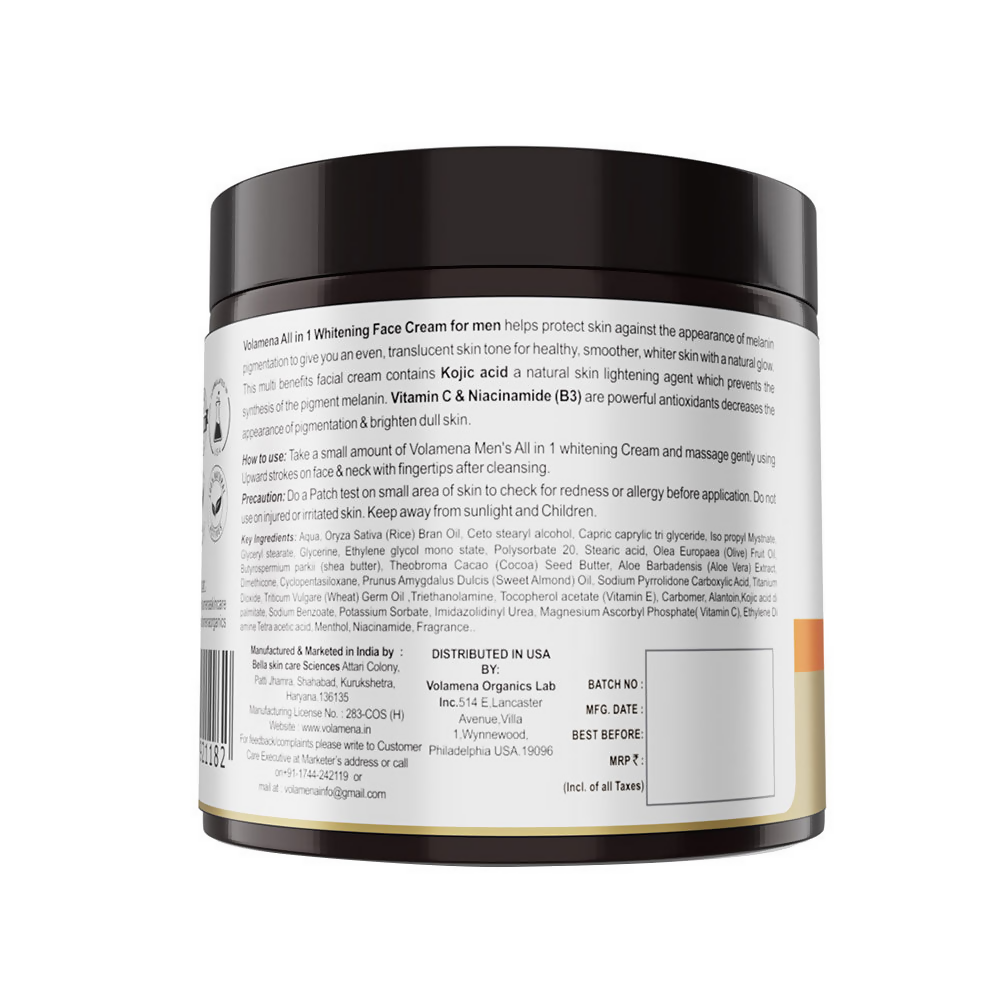 Volamena Men’s All in 1 Whitening Cream with SPF 30 ++ | Grocsy