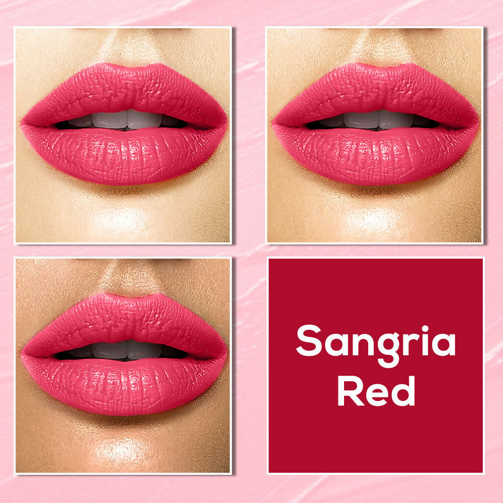 Jaquline USA Color Me Matte Liquid Lipstick - Sangria Red | Grocsy