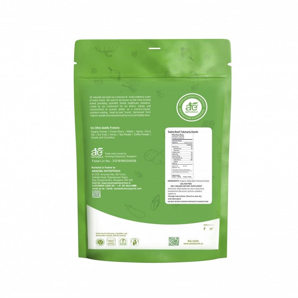 Ae Naturals Sabja Basil Seeds | Grocsy