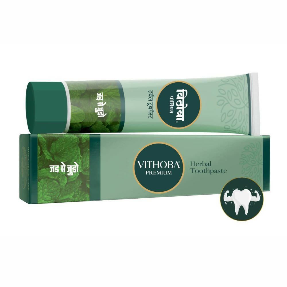 Vithoba Ayurvedic Premium Herbal Toothpaste | Grocsy
