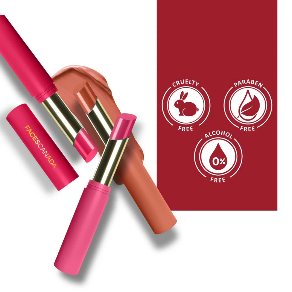 Faces Canada 3 in 1 LongStay Matte Lipstick - Showstopper Red 09 | Grocsy