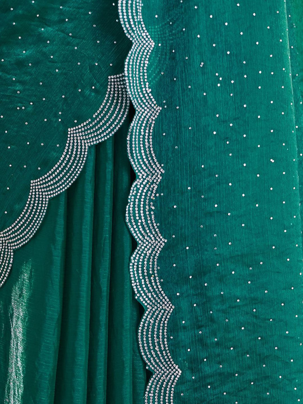 kasee Embellished Beads and Stones Pure Silk Saree | Grocsy