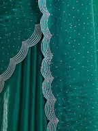 kasee Embellished Beads and Stones Pure Silk Saree | Grocsy