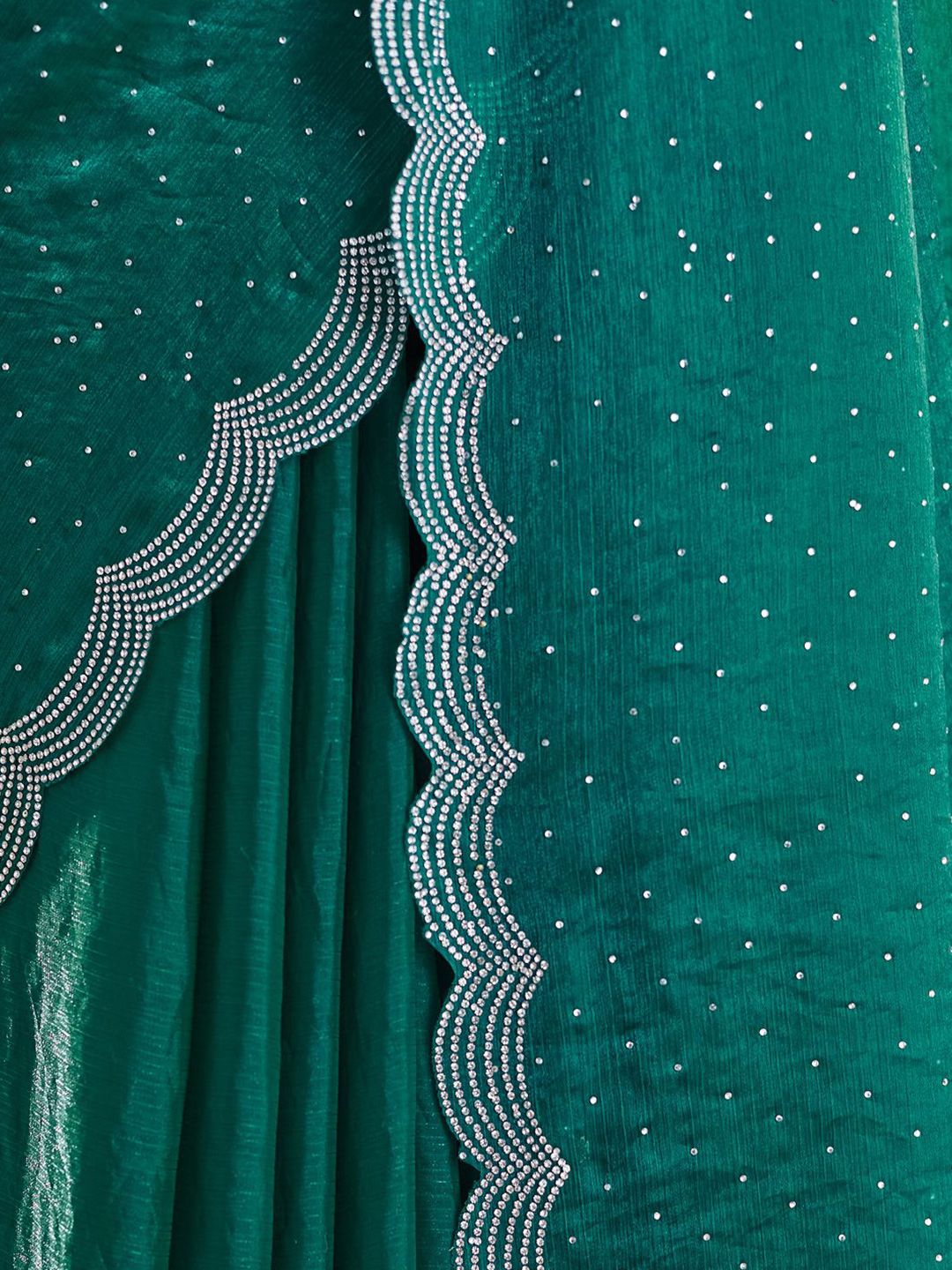 kasee Embellished Beads and Stones Pure Silk Saree | Grocsy