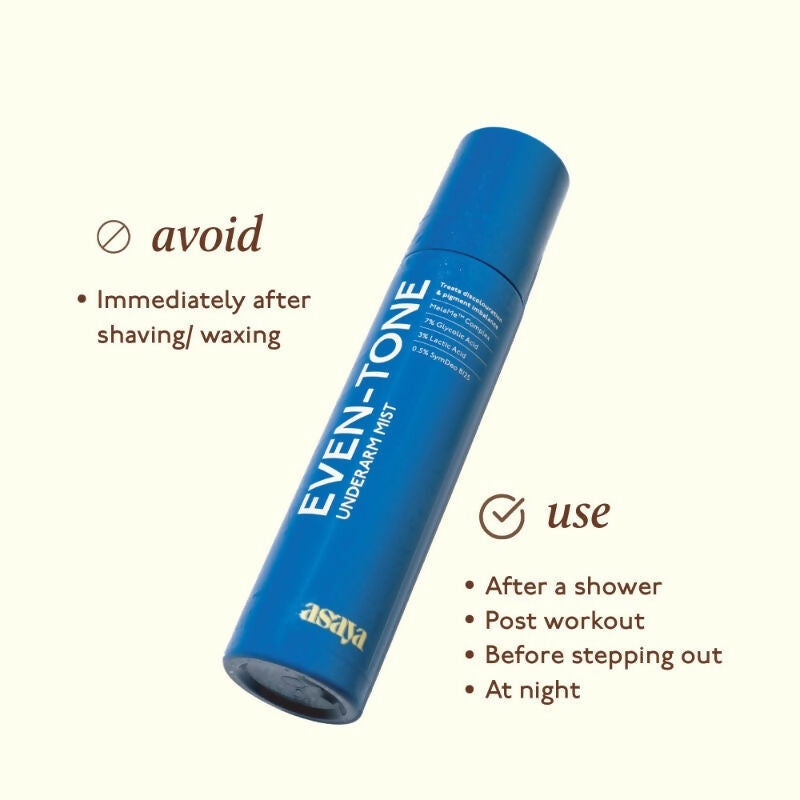 Asaya Depigmentation Underarm Mist for Dark Underarms with MelaMe Complex | Grocsy