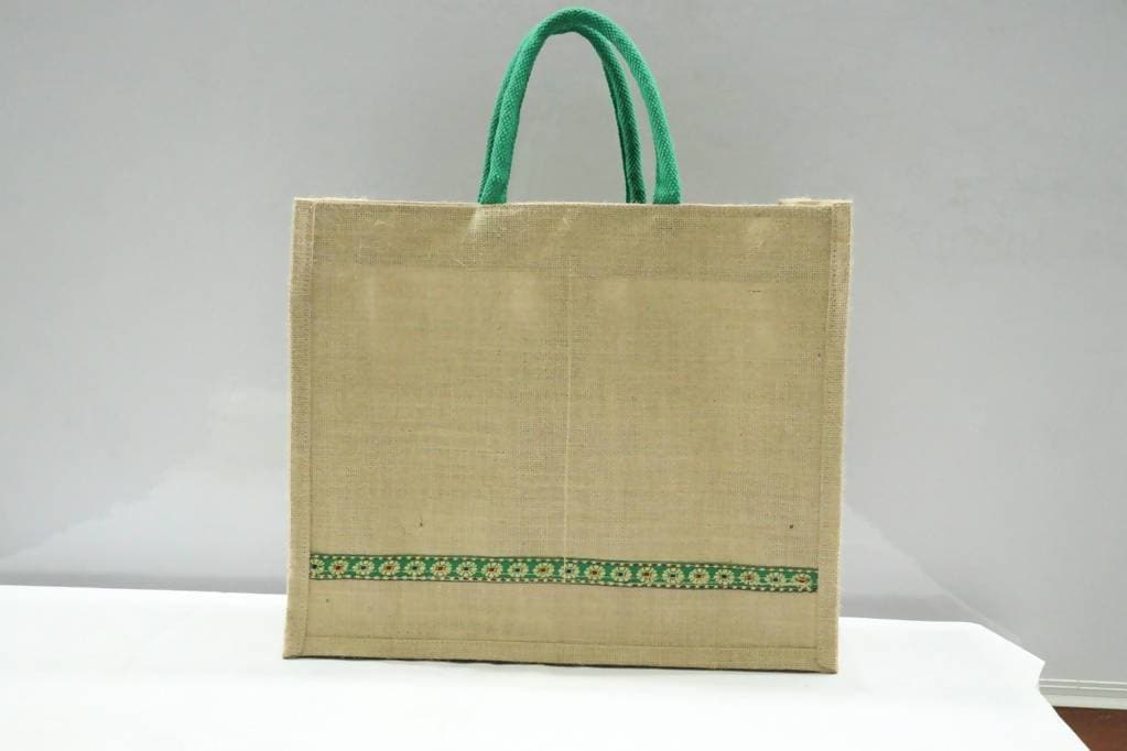 Natural Color Grocery Jute Bag | Grocsy