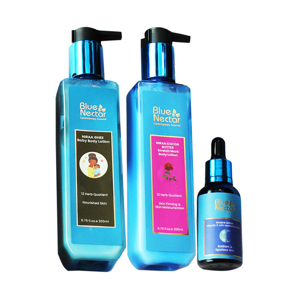 Blue Nectar Loving Mom & Baby Care Gift Set | Grocsy