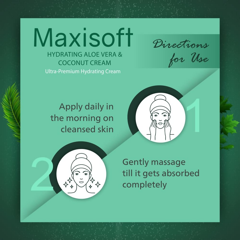 Maxisoft Hydrating Aloe vera & Coconut Cream | Grocsy