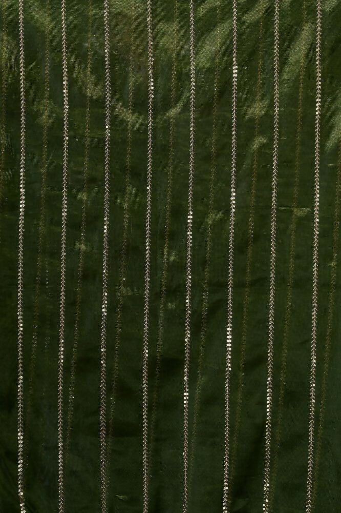 Joban Fashion Green Net Party Wear Sarees | Grocsy