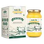 Satvik A2 Gir Cow Ghee | Vedic Bilona Method | Bilona Ghee | A2 Cow Desi Ghee | Grocsy