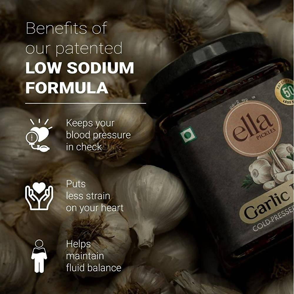Ella Foods Garlic Pickle | Grocsy