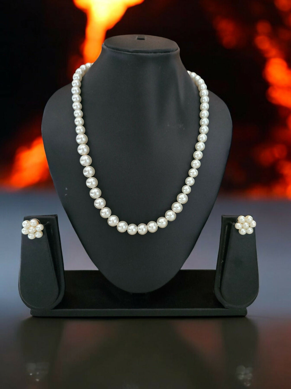 Inhanns Spectrum Everyday Pearl Sets - Single Strand - White | Grocsy