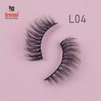 Bronson Professional Eyelash Set 3d False Long And Natural Eye Makeup - L04 | Grocsy