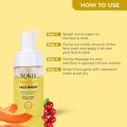 SOKU Instant Glow Foaming Face Wash | Grocsy