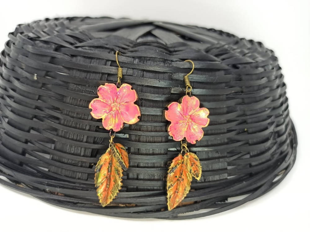 Terracotta Beautiful Autumn Flower Hangings | Grocsy