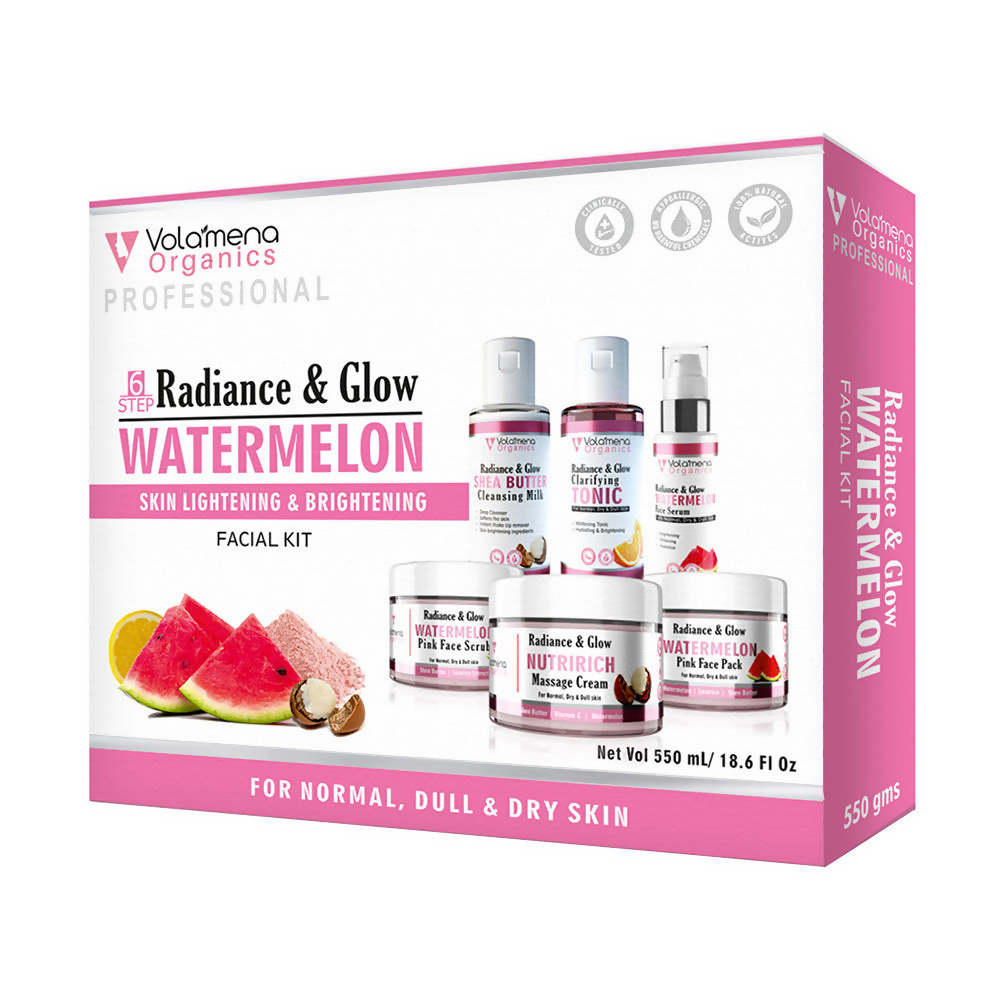 Volamena Radiance & Glow Watermelon Facial Kit | Grocsy