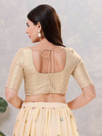 Joban Fashion Women Silk Gold Stitched Blouse | Grocsy