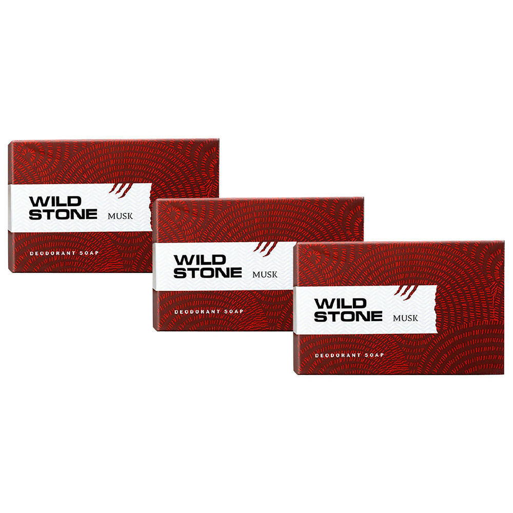 Wild Stone Musk Deodorant Soap for Men | Grocsy