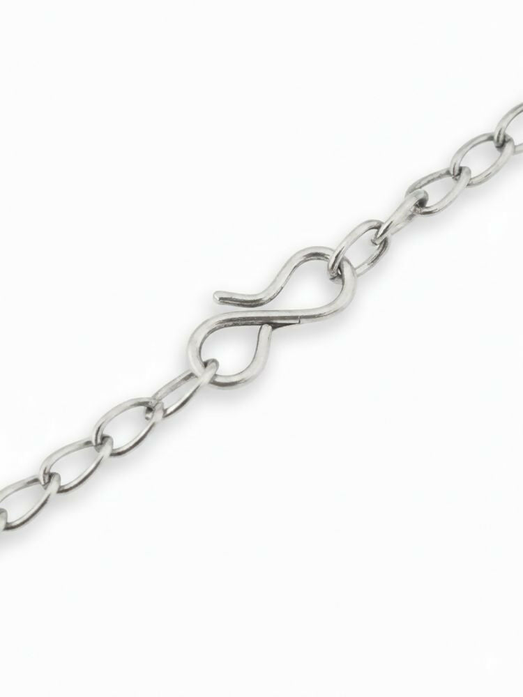 NVR Women Oxidised Silver Plated Necklace | Grocsy
