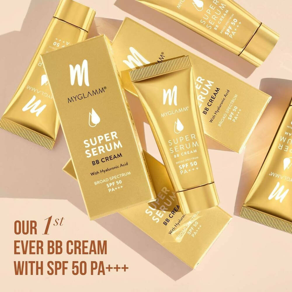 MyGlamm Super Serum BB Cream - 201 Pine | Grocsy